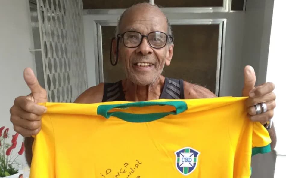 Tricampeão em 1970, o ex-zagueiro Brito (Reprodução)
