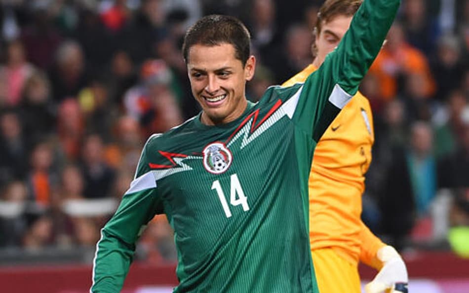 Chicharito - Holanda x México (Foto: Emmanuel Dunand/AFP)