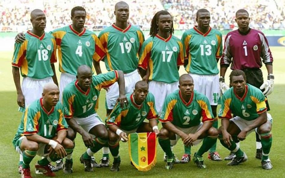 Seleção senegalesa na Copa do Mundo de 2002 (Foto: AFP)