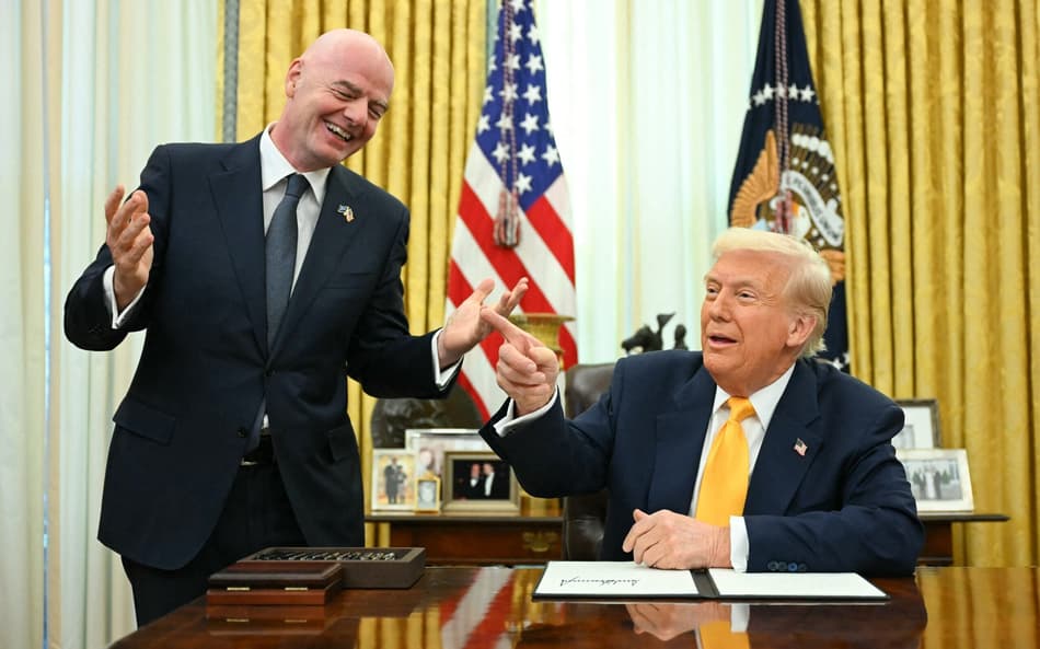 Donald Trump e Gianni Infantino