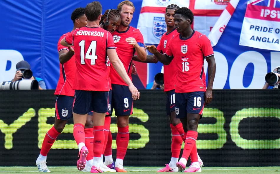 Com gol de Kane, a Inglaterra venceu a Nova Zelândia em amistoso antes da Copa do Mundo (Foto: Rich Storry/Getty Images/AFP)