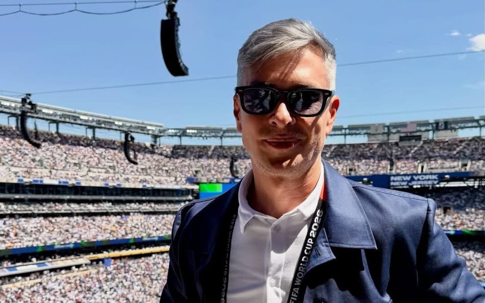 Ivan Moré na Copa do Mundo. (Reprodução/redes sociais)
