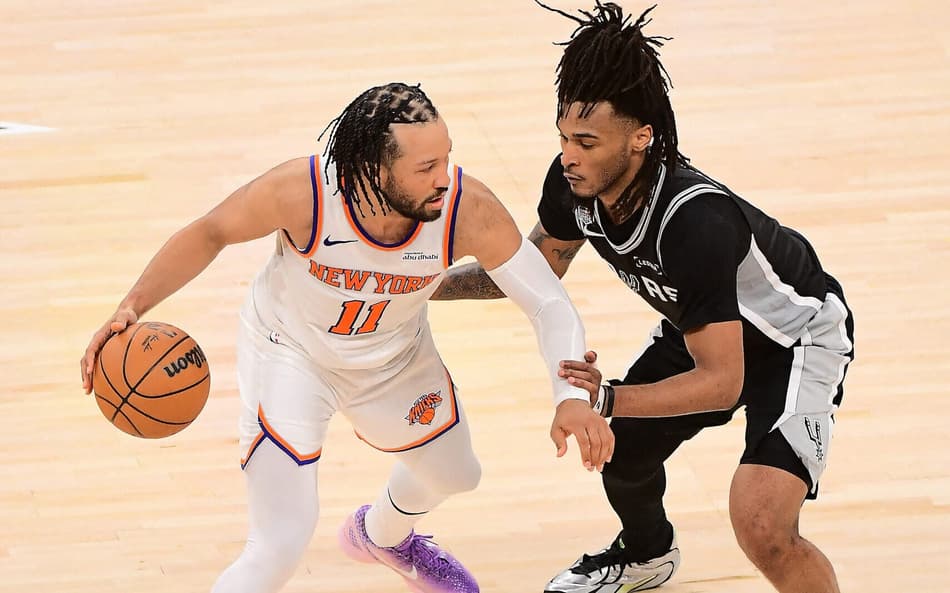 Jalen Brunson comandou o Knicks na vitória sobre o Spurs pelas finais da NBA