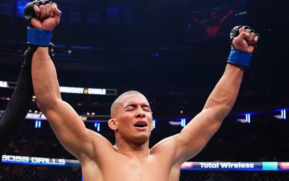 Matheus Camilo conquista primeira vitória no UFC 322 (Foto: Reprodução/Instagram/UFC Brasil)