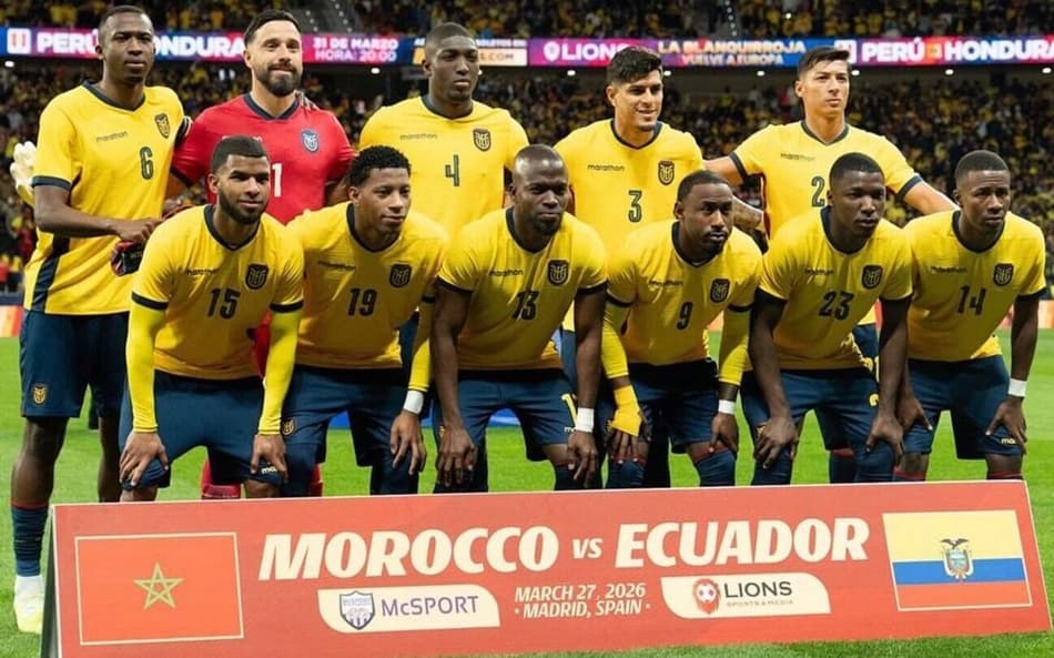 Seleção equatoriana na Data Fifa (Foto: Divulgação/Equador)