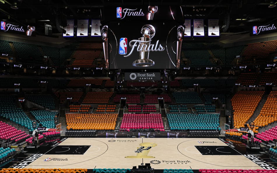 O Frost Bank Center, em San Antonio, será o palco do primeiro duelo das finais da NBA