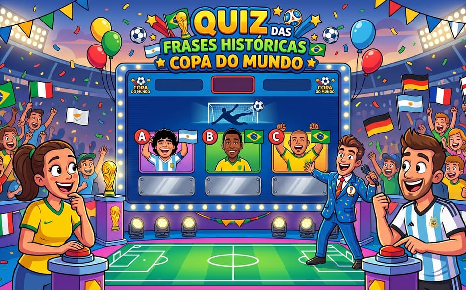 Quem disse essas frases históricas das Copas do Mundo? Teste seus conhecimentos