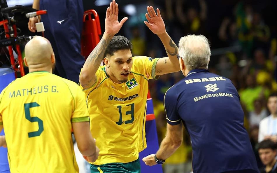 Seleção Brasileira masculina de vôlei na semana 1 da VNL 2026