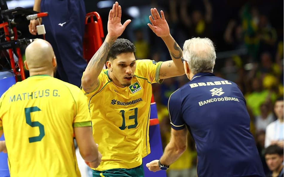 Seleção Brasileira masculina de vôlei na semana 1 da VNL 2026