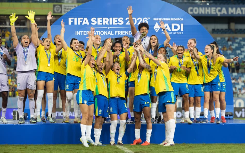 Seleção Brasileira é campeã da Fifa Series 2026. (Foto: Lívia Villas Boas/CBF)