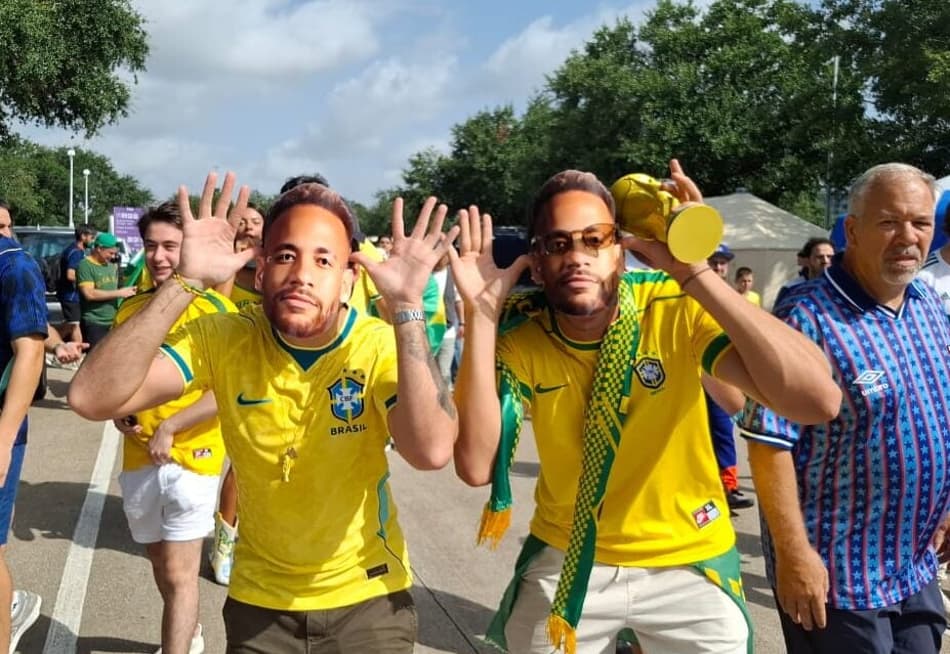 torcida brasil neymar copa houst