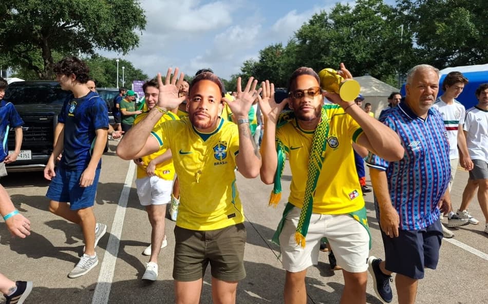 torcida brasil neymar copa houst