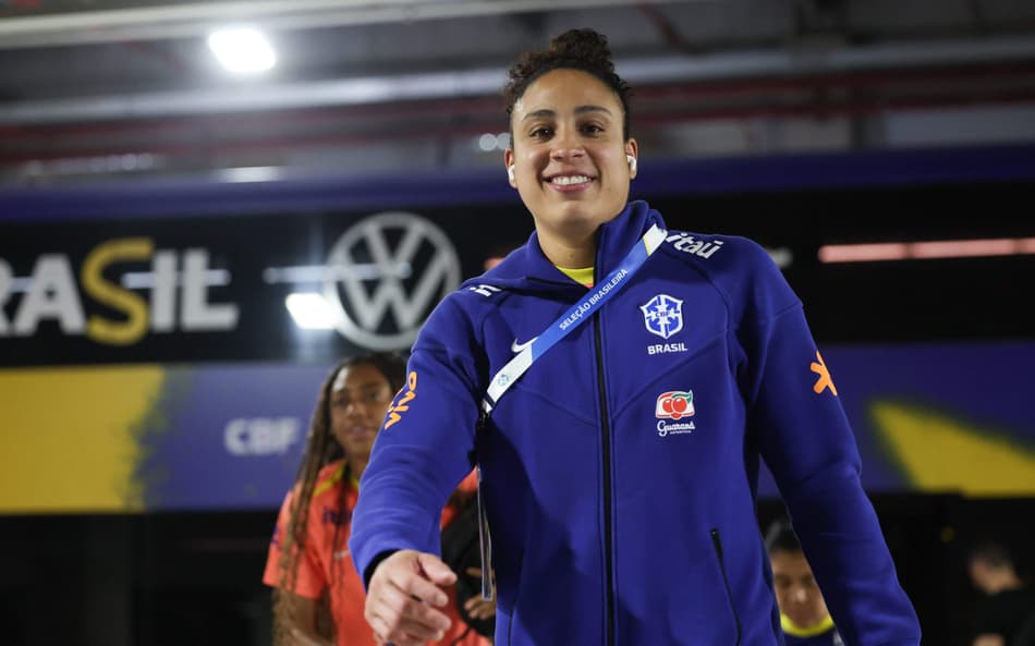 Lelê, do Corinthians, também atua pela Seleção Brasileira. (Foto: Lívia Villas Boas/CBF)