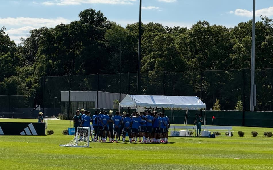 Treino da Seleção Brasileira no CT em Morristown