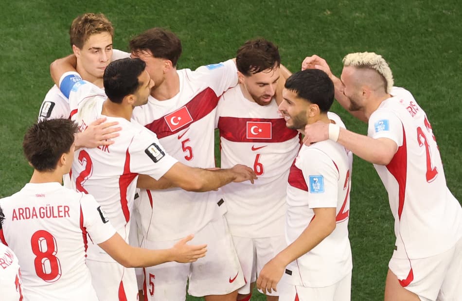 A Turquia venceu os Estados Unidos por 3 a 2 na Copa do Mundo