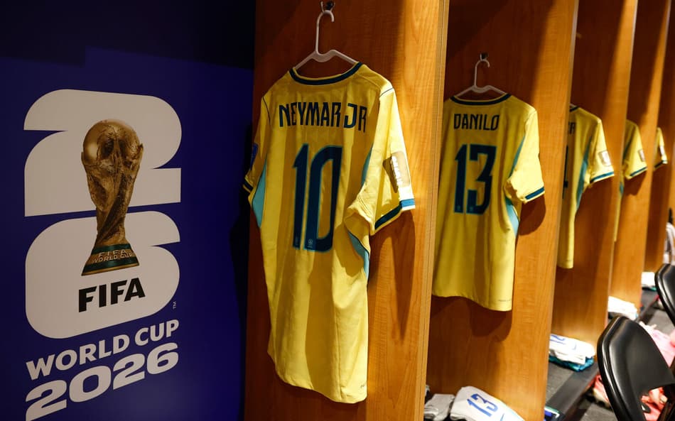 Vestiário da Seleção Brasileira antes de Brasil x Escócia (Foto: Divulgação/CBF)