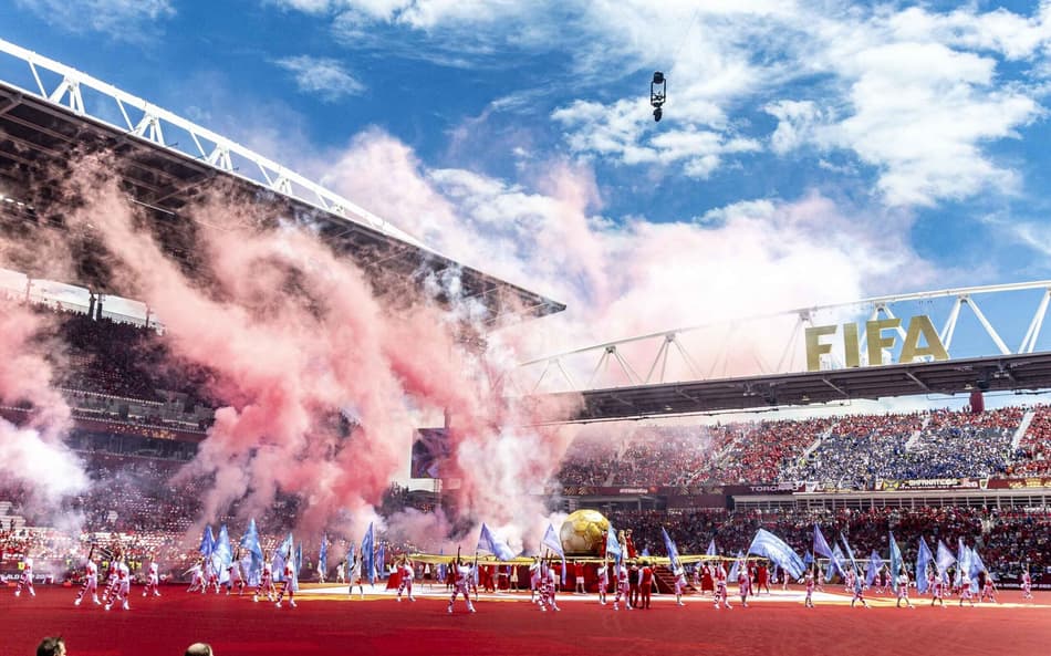 Estádio de Toronto marcando o primeiro jogo da história do torneio sediado em solo canadense.