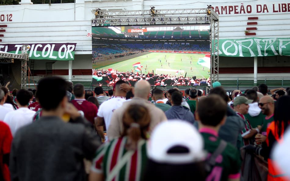 Evento é uma fan fest, organizada pelo próprio clube, que acontece no gramado do Estádio de Laranjeiras (Foto: Marina Garcia / Fluminense FC)