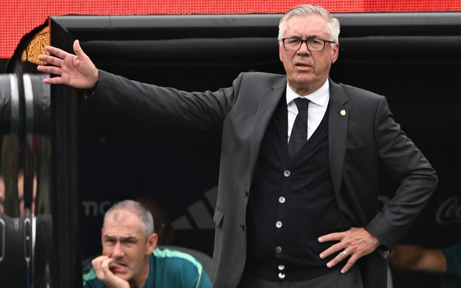Carlo Ancelotti, técnico do Brasil