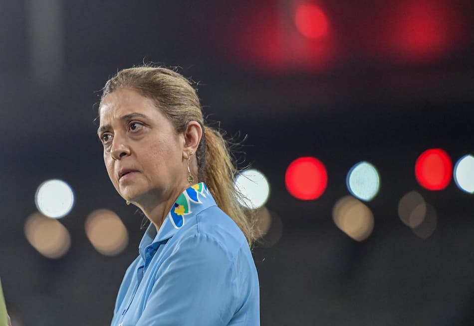 Leila Pereira, presidente do Palmeiras, detonou postura do Flamengo (Foto: Thiago Ribeiro/AGIF)