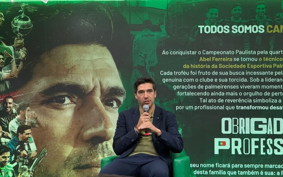 Abel Ferreira, técnico do Palmeiras
