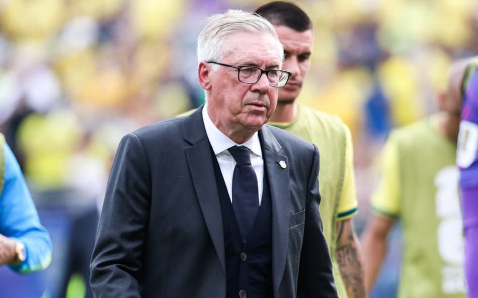 Ancelotti na eliminação no Brasil da Copa do Mundo