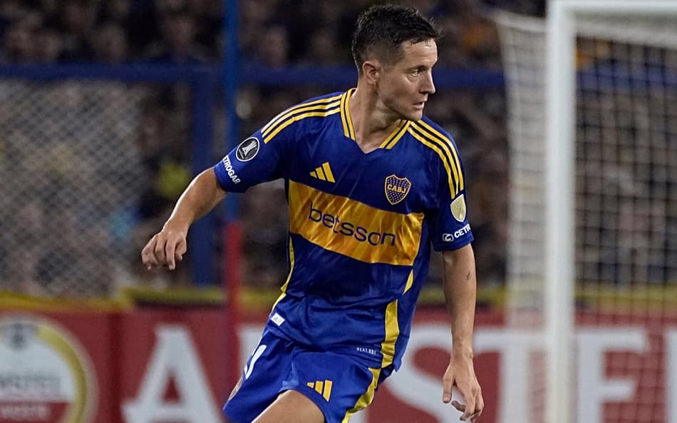Ander Herrera em ação pelo Boca Juniors, na Libertadores