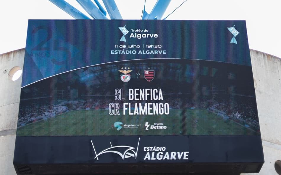 Benfica e Flamengo se enfrentam em Portugal