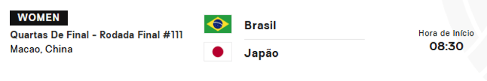 Brasil x Japão - VNL feminina