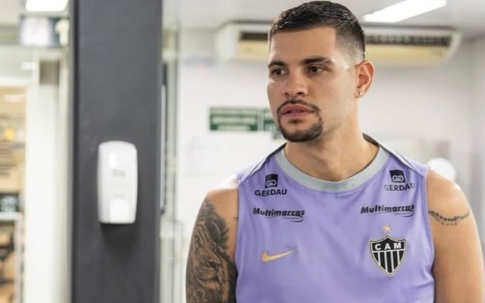 Bruno Guimarães no Atlético (reprodução Atlético)