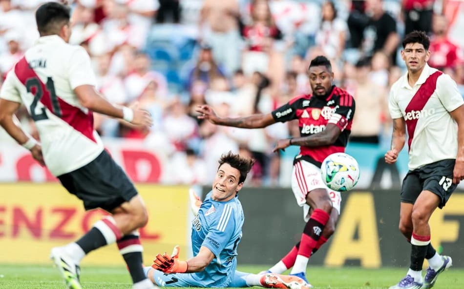 Bruno Henrique em ação pelo Flamengo