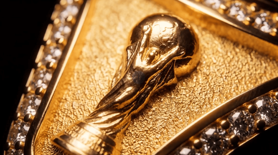 Campeões da Copa do Mundo serão presenteados com anel de luxo personalizado