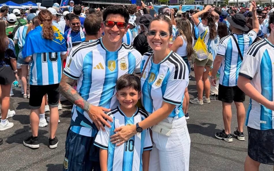 Cano com a família na final da Copa do Mundo 2026