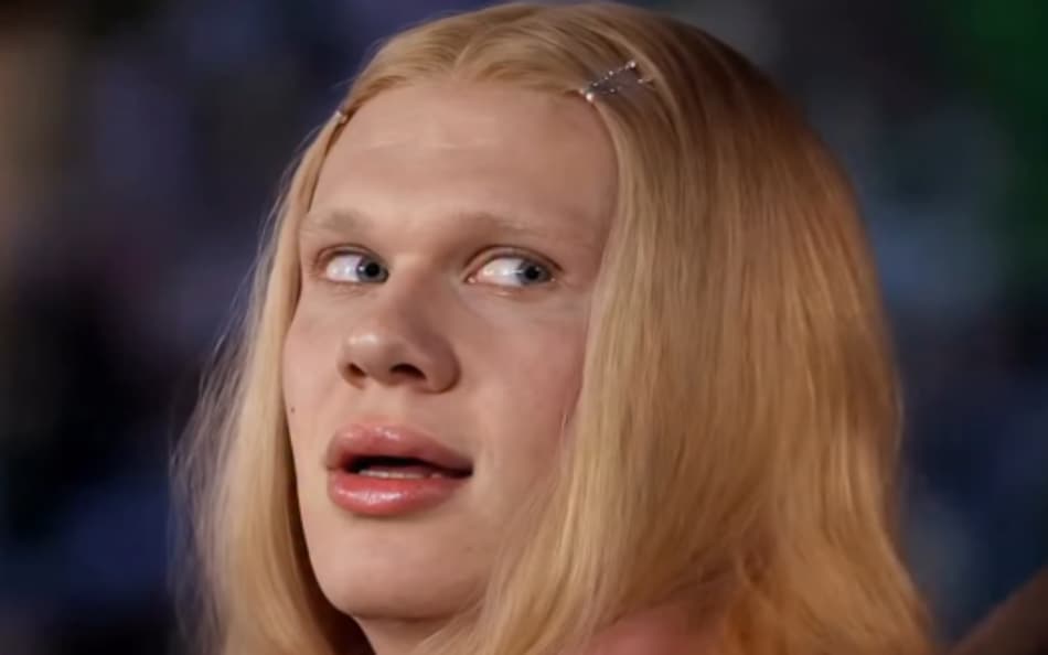 Haaland no meme "As Branquelas"
