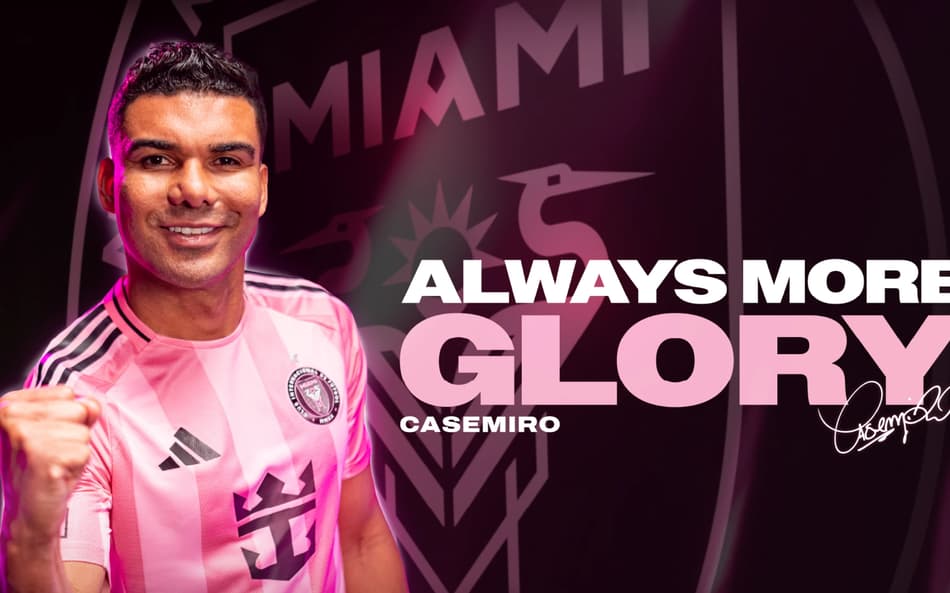 Casemiro é anunciado como novo reforço do Inter Miami