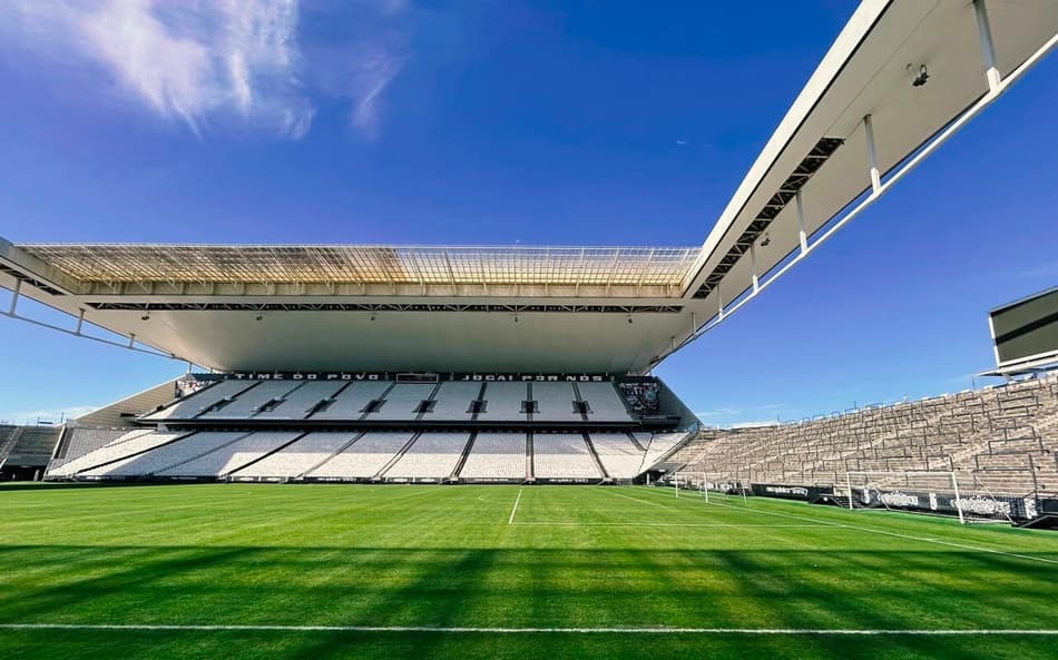 Imagem da Neo Química Arena, casa do Corinthians