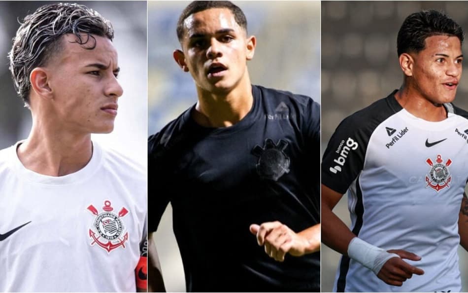 Gui Amorim, Luiz Gustavo Bahia e Luiz Fernando em montagem