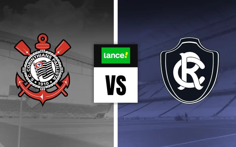 Escudos de Corinthians x Remo para palpites do Campeonato Brasileiro