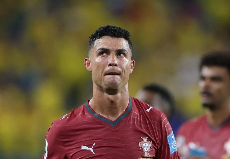 Cristiano Ronaldo durante empate do Portugal diante da Colômbia. (Foto: PATRICIA DE MELO MOREIRA / AFP)