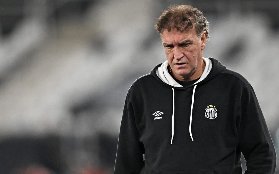 Cuca em derrota do Santos para o Botafogo