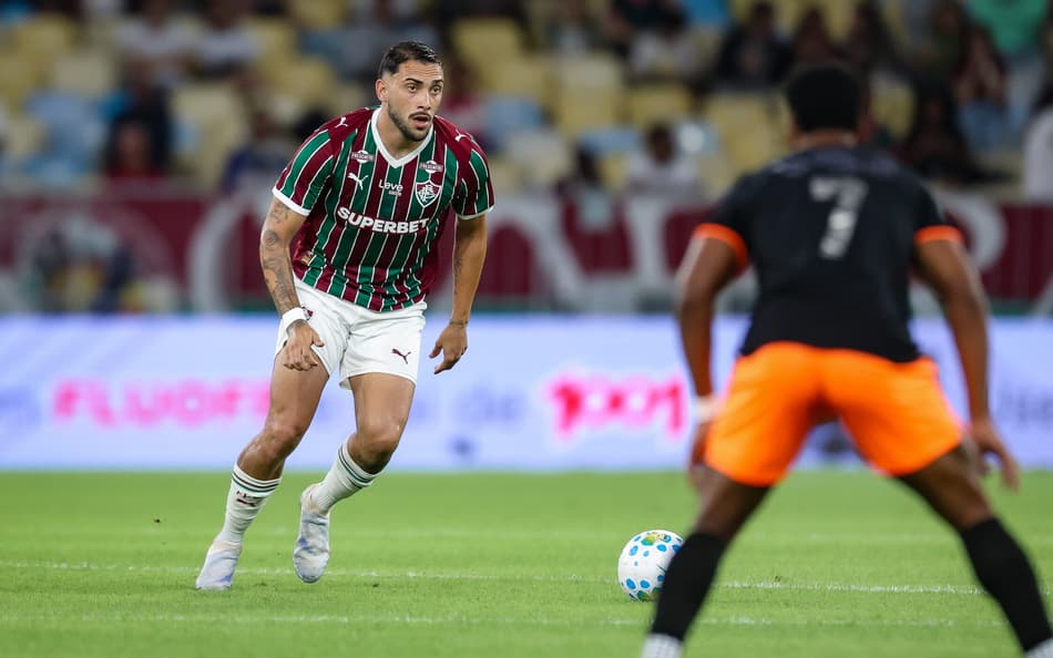 Freytes em ação pelo Fluminense contra o Nova Iguaçu