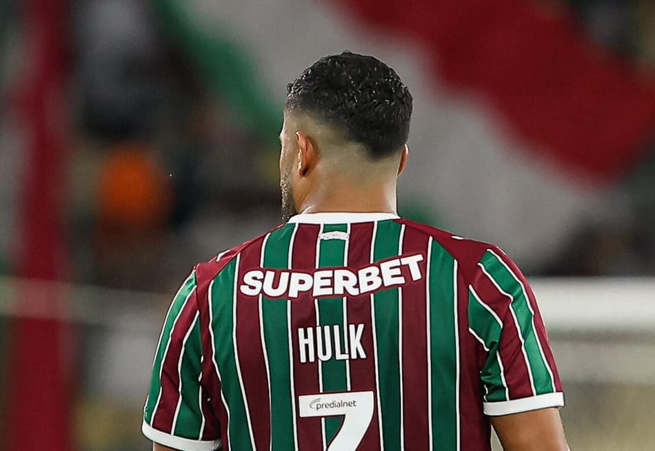 Hulk na estreia pelo Fluminense no Maracanã
