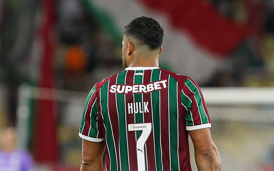 Hulk na estreia pelo Fluminense no Maracanã