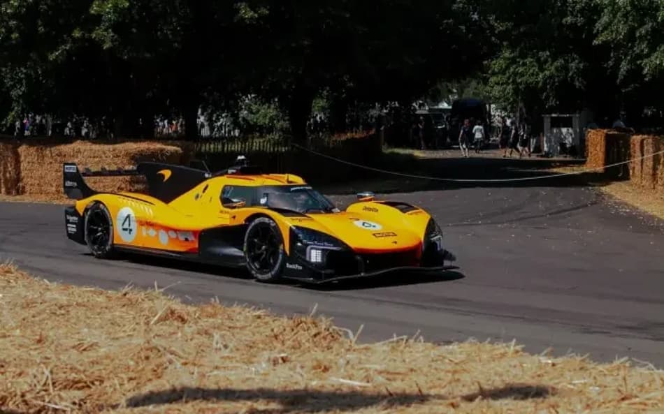Lando Norris no festival de Goodwood (Foto: Divulgação/ McLaren)