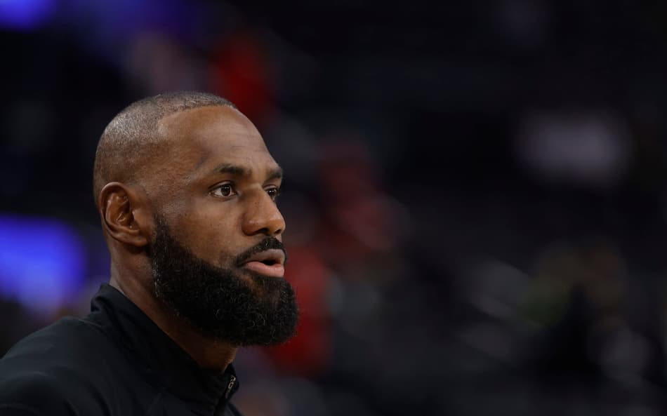 Lebron James no Los Angeles Clippers x Los Angeles Lakers (Foto; RONALD MARTINEZ / GETTY IMAGES NORTH AMERICA / Getty Images via AFP)