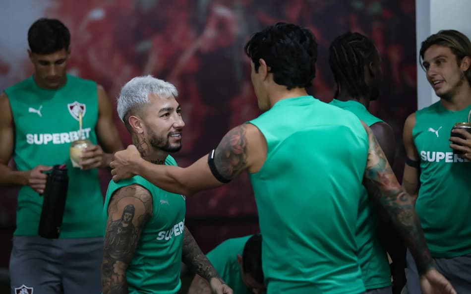 Lucho Acosta e Germán Cano juntos em transição para voltar aos gramados