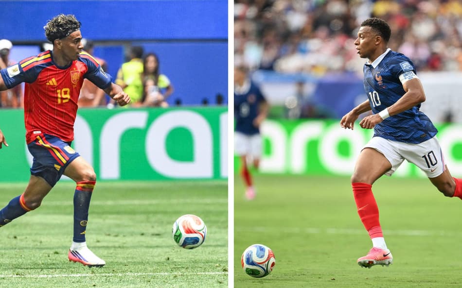 Mbappé e Yamal em ação na Copa do Mundo