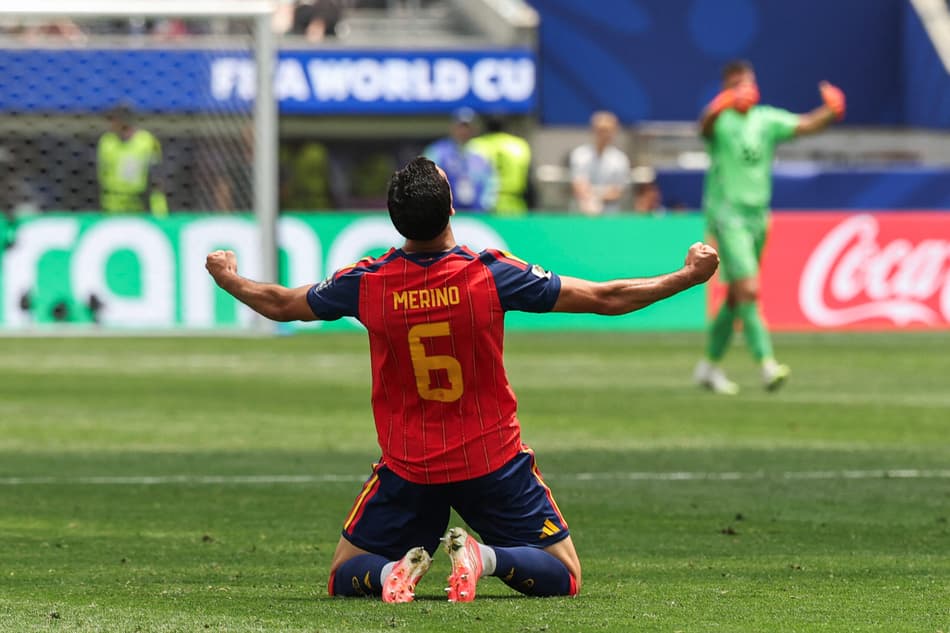 Merino fez o segundo gol da Espanha contra a Bélgica