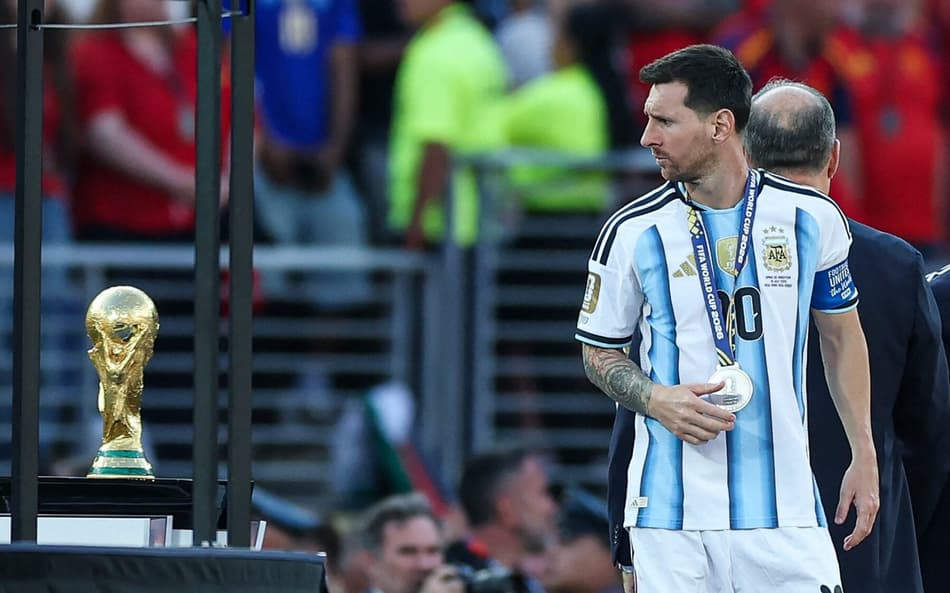 Lionel Messi durante vice-campeonato da Argentina na Copa do Mundo 2026