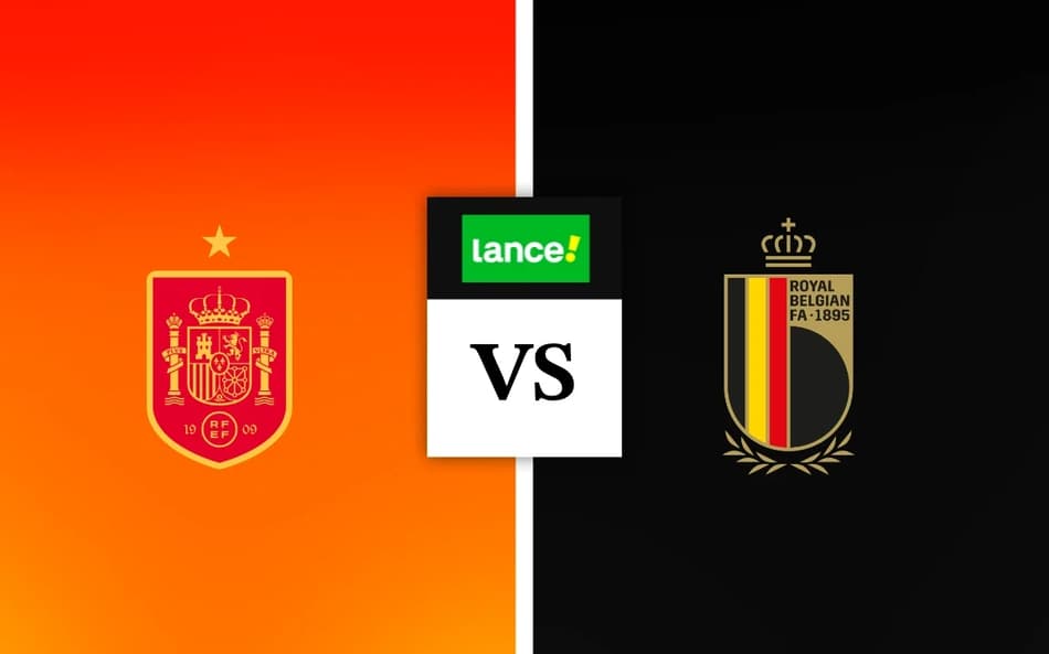 Escudos de Espanha x Bélgica para Palpites da Copa do Mundo